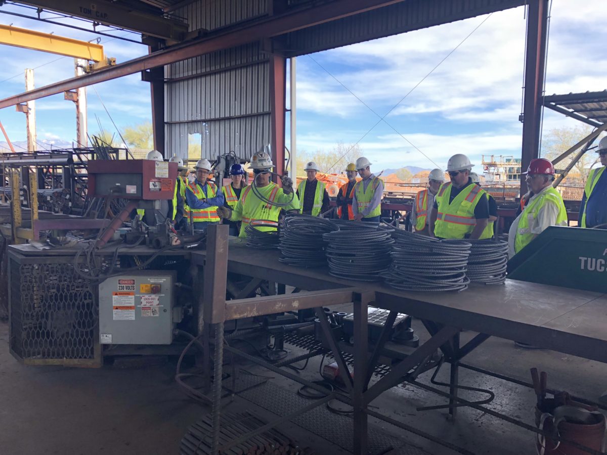 MWG Attends Harris Rebar Plant Tour Martin, White & Griffis